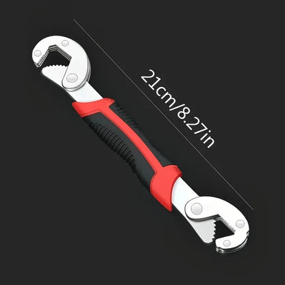 Adjustable Spanner, Universal Wrench,Quick Multi-function,New Grip 6-22mm 1 packs，Universal Opening Wrench