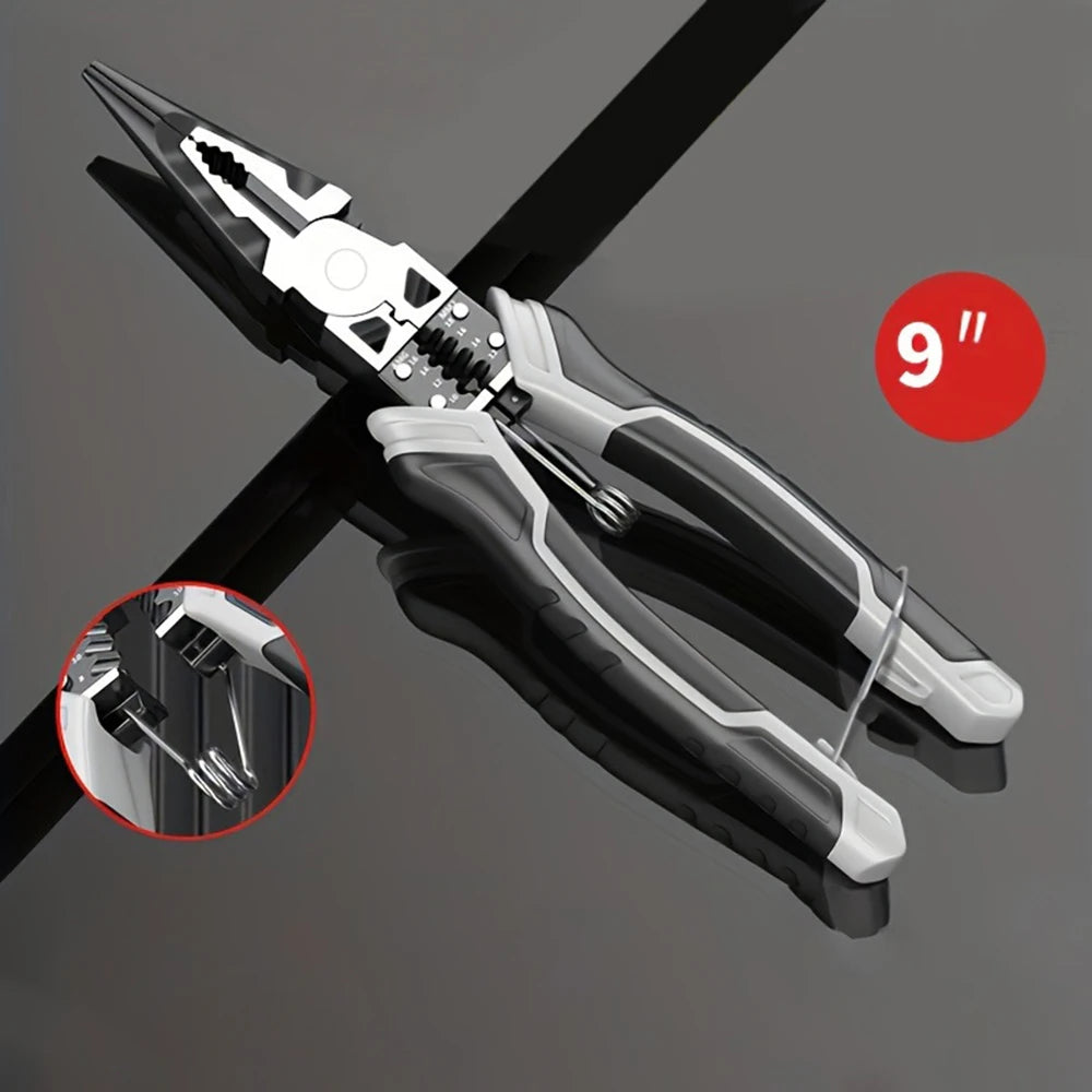 8/9in Universal multifunctional diagonal pliers needle nose pliers hardware tools universal wire pliers electrician wire pliers