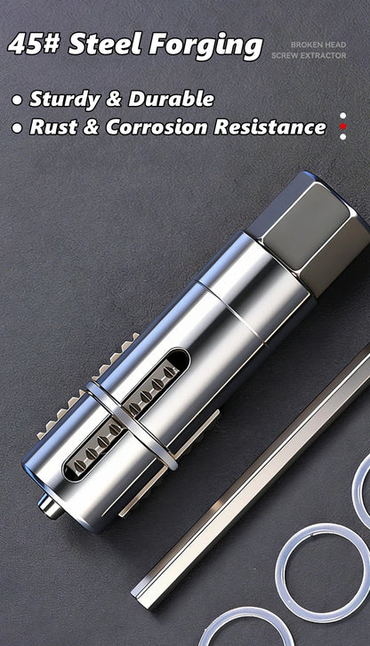 Faucet Angle Valves Broken Wire Extractor Set Damage Screw Extractor Remover For Plumbing Maintenance Pipe Thread Extractors