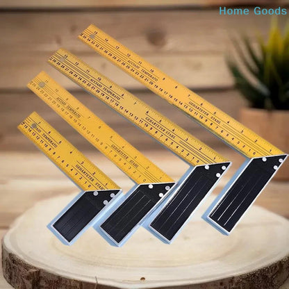 L-shaped High Precision Scale Multifunctional Corner Ruler Metal Carpentry Squares For Woodworking Building And Framing Design