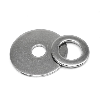 Extra Large Size Wide Thick Flat Washer Plain Gasket M2 M2.5 M3 M4 M5 M6 M8 M10 M12 M14 M16 M18 M20 M24 304 A2 Stainless Steel