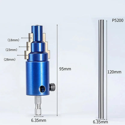 Universal Electric Drill Pipe Breaker Wire Extractor Manual Faucet Angle Valve Remover Tool 4/6 mm 1 inch Connecting Hardware