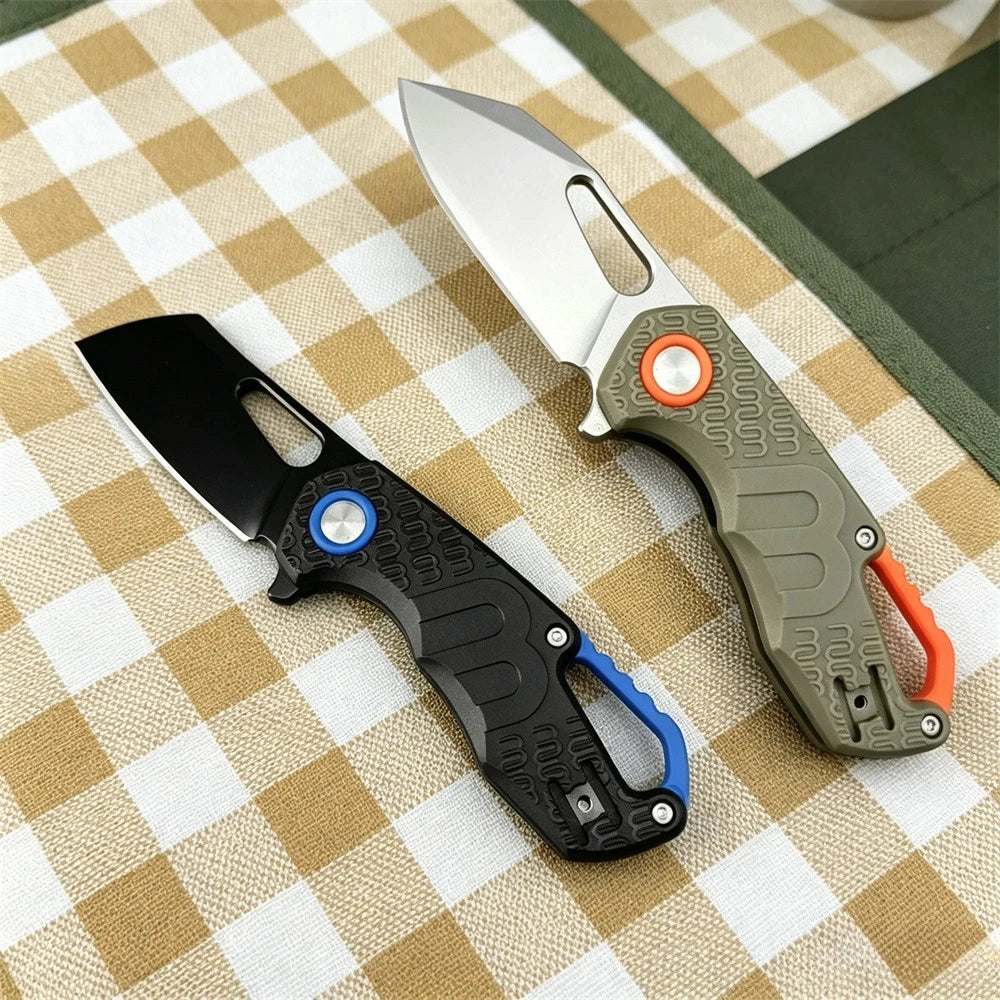 Multitool F0332 Outdoor Pocket Folding Knife 8Cr13Mov Blade Nylon Fiber Handles Portable Tactical Hiking Utility Tools for Gift