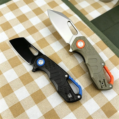 Multitool F0332 Outdoor Pocket Folding Knife 8Cr13Mov Blade Nylon Fiber Handles Portable Tactical Hiking Utility Tools for Gift