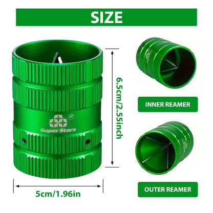 1/4-1-5/8 Inch Pipe Chamfering Tool, Reamer, Manual Deburring Scrapers, Edge Trimming Tool, Copper Pipe/PVC Pipe Opening Reamers