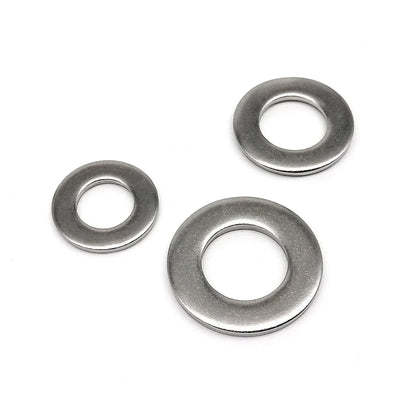 HZYUEGOU M1.6 M2 M2.5 M3 M3.5 M4 M5 M6 M8 M10 M12 M14 M16 M20 M24 GB97 A4 316 Stainless Steel Flat Washer Plain Gasket Ring