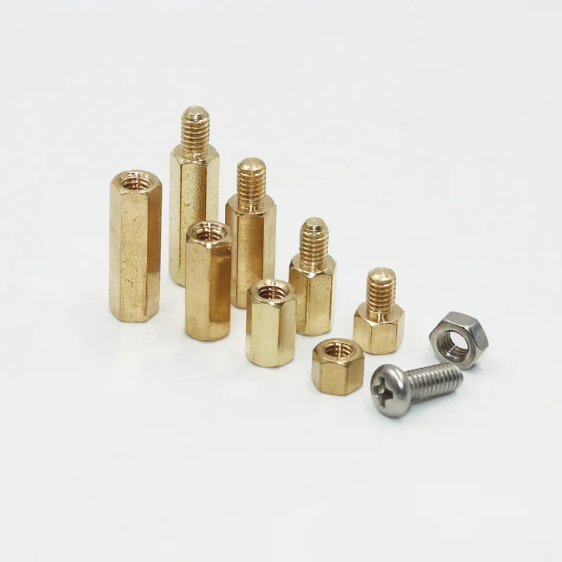 Brass M2 M2.5 M3 M4 PCB Standoffs Kit