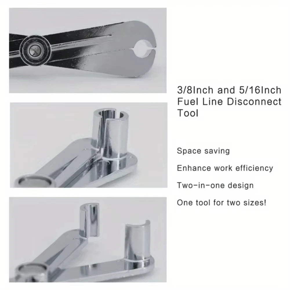 Removal Wrench Car Fuel Pipe Remover Tool Air Conditioning Line Fuel Pipe Disconnect Spring Release Tool Multi-Purpose Wrench