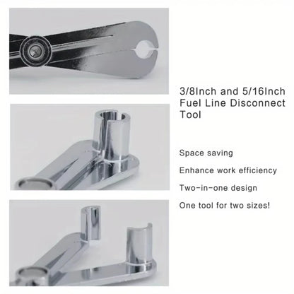 Removal Wrench Car Fuel Pipe Remover Tool Air Conditioning Line Fuel Pipe Disconnect Spring Release Tool Multi-Purpose Wrench