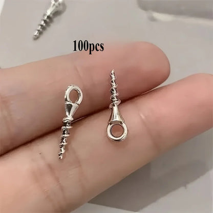 100 Mini DIY Metal Screws, Suitable for Walls, Wood, Pendant Tools, Accessories, Home Furnishings