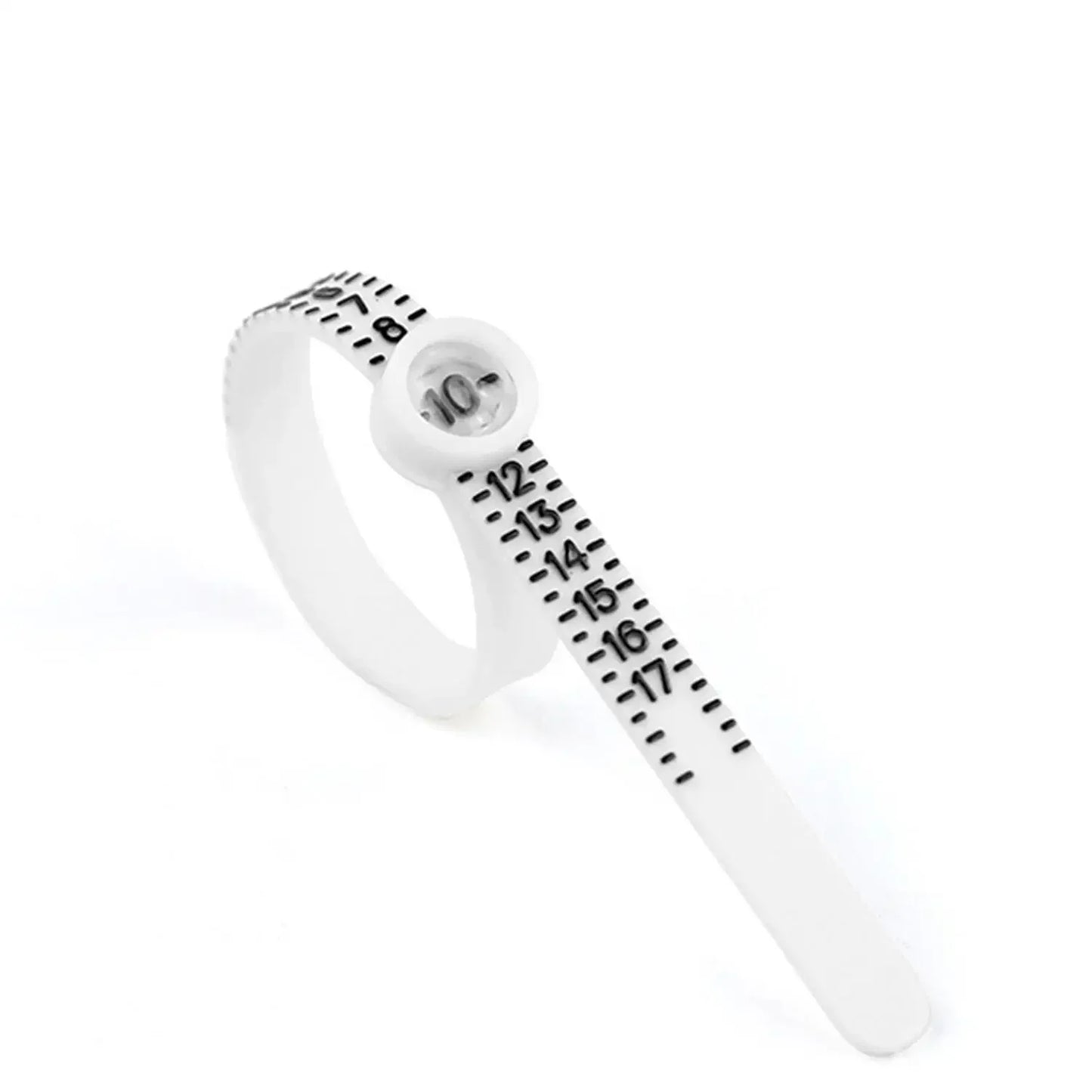Ring Sizer with Magnifier - US/UK/EU/HK Jewelry Measuring Ruler for Finger Size Ring Size Measuring Tool