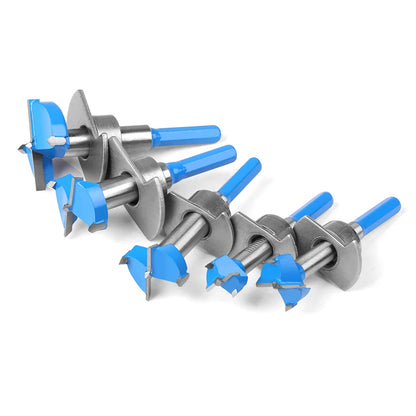 15mm-35mm Cobalt Steel Forstner Drill Bit Set