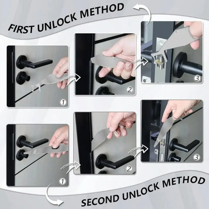 Multi-Functional Firefighters Tools Stainless Steel Lock Picking Fire Tool Fast Opener Practical Locksmith Kit for Professionals