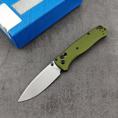 BM 535 Folding Knife Aluminum Handle and M390 Blade - Compact Outdoor Camping hiking EDC Pocket Knife,A great gift