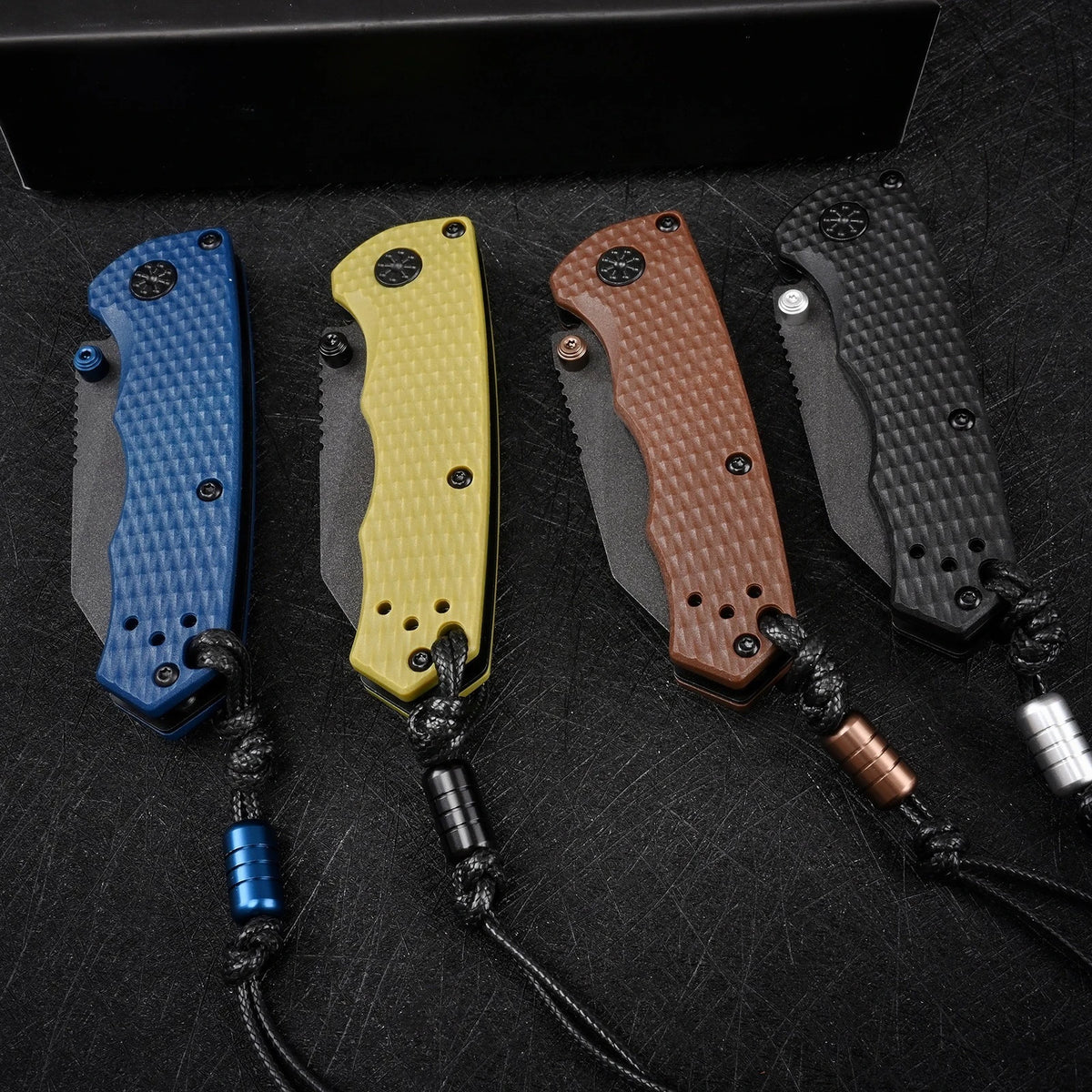 BM 290 Multi-color Pocket Folding Knife D2 Steel Blade Outdoor Portable Camping EDC Equipment Multi-function Carving Knife