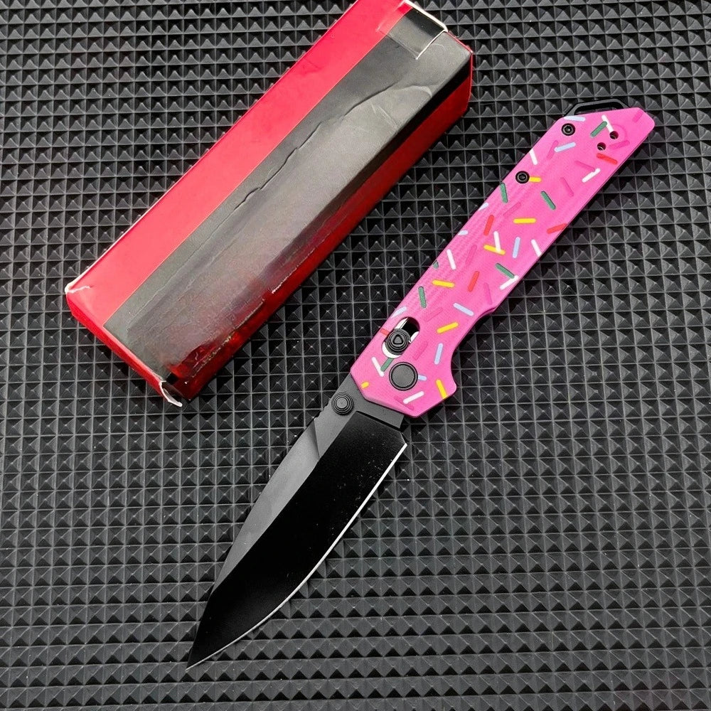 KS 2038 Compact Folding Knife Outdoor Tactical Camping EDC Multi-purpose Cutting Knife Exploration Survival Tool Gift for Men
