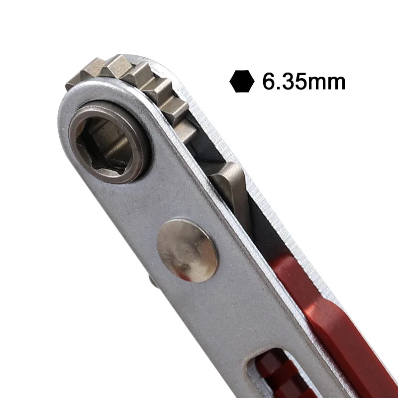 Mini Ratchet Wrench 1/4 Hex Torx Screwdriver