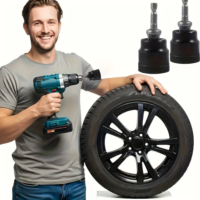 Car Jack Special Socket Wrench, Electric Drill Power Wrench for Easy Removal Tool with Lifting Assistance, Home Car Repair Tool