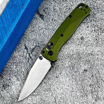 BM 533BK-2 Folding Knife & BM 533 Damascus Folding Knife with Pocket Clip Multi-functional Fishing Portable Outdoor EDC Knives