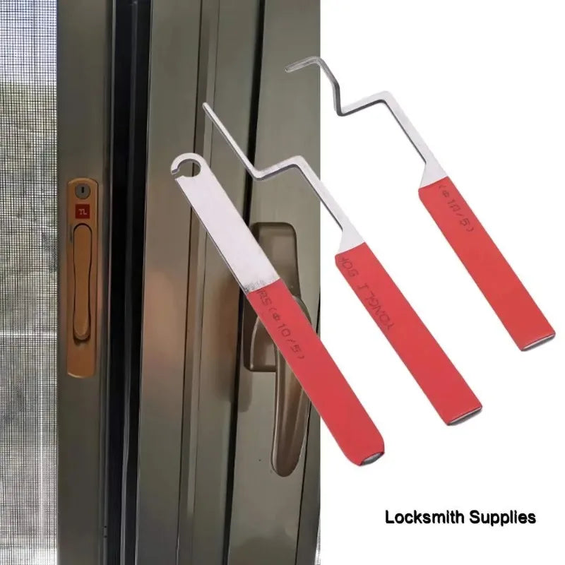 Stainless Steel Window Unlock Tool 10x5x5cm Brown
