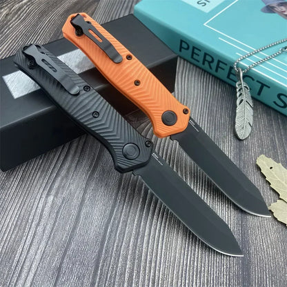 8551 Folding Knife, 3.30-inch S90V Blade, Nylon Woven Handle—EDC, Hiking, Adventure, Cutting, Multi-Purpose, Trekking Tool, Gift, Pocket Jungle Outdoor Knife