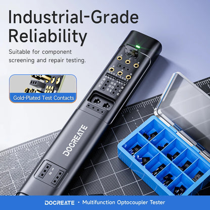 MO-81 Multifunction Optocoupler Tester 7-in-1 Component Checker For IGBT SCR TL431 NPN PNP NMOS PMOS Repair Diagnostic Tool