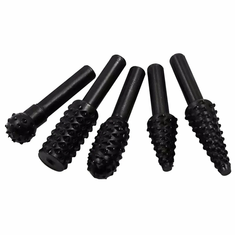1/4'' 5PCS Drill Bit Set Cutting Tools for Woodworking Knife Wood Carving Tool Carpentry Wood Cutting Tools WorkDrill Bit Set