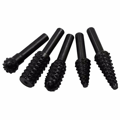 1/4'' 5PCS Drill Bit Set Cutting Tools for Woodworking Knife Wood Carving Tool Carpentry Wood Cutting Tools WorkDrill Bit Set