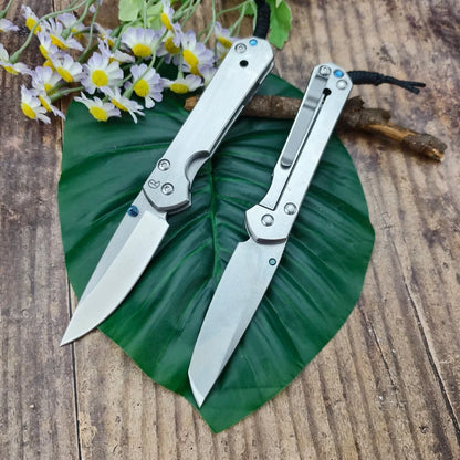 CR Durable Folding Knife 440C Blade 420 Steel Handle Handmade Suitable for Outdoor Camping Daily Emergency Carrying Men's Gifts.