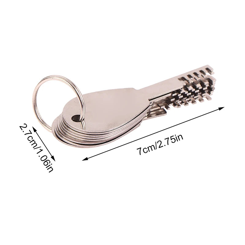 HUK  Tools Stainless Steel Comb Lock 9in1 Full Set Repair Tool