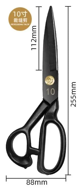 Professional Tailor Scissors for Cutting Fabric Heavy Duty Scissors for Leather Cutting Industrial Sharp Sewing Shears for Home