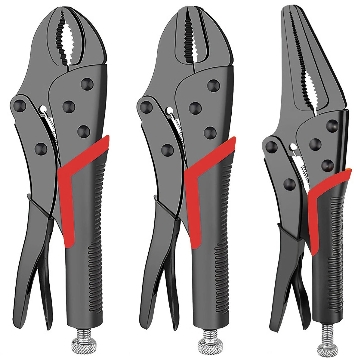 Heavy Duty Locking Pliers Multi-Function Pipe Wrench Strong Clamp for Woodworking Automotive Plumbing Repair Universal Hand Tool