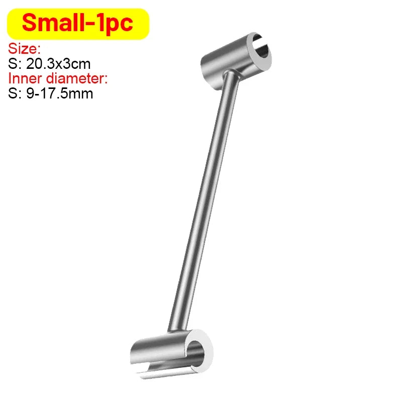 Hinges Gap Adjusting Wrench Double-Headed Door Hinge Repair Spanner for Round Bolt Labor-Saving Door Hinges Gaps Repair Tools