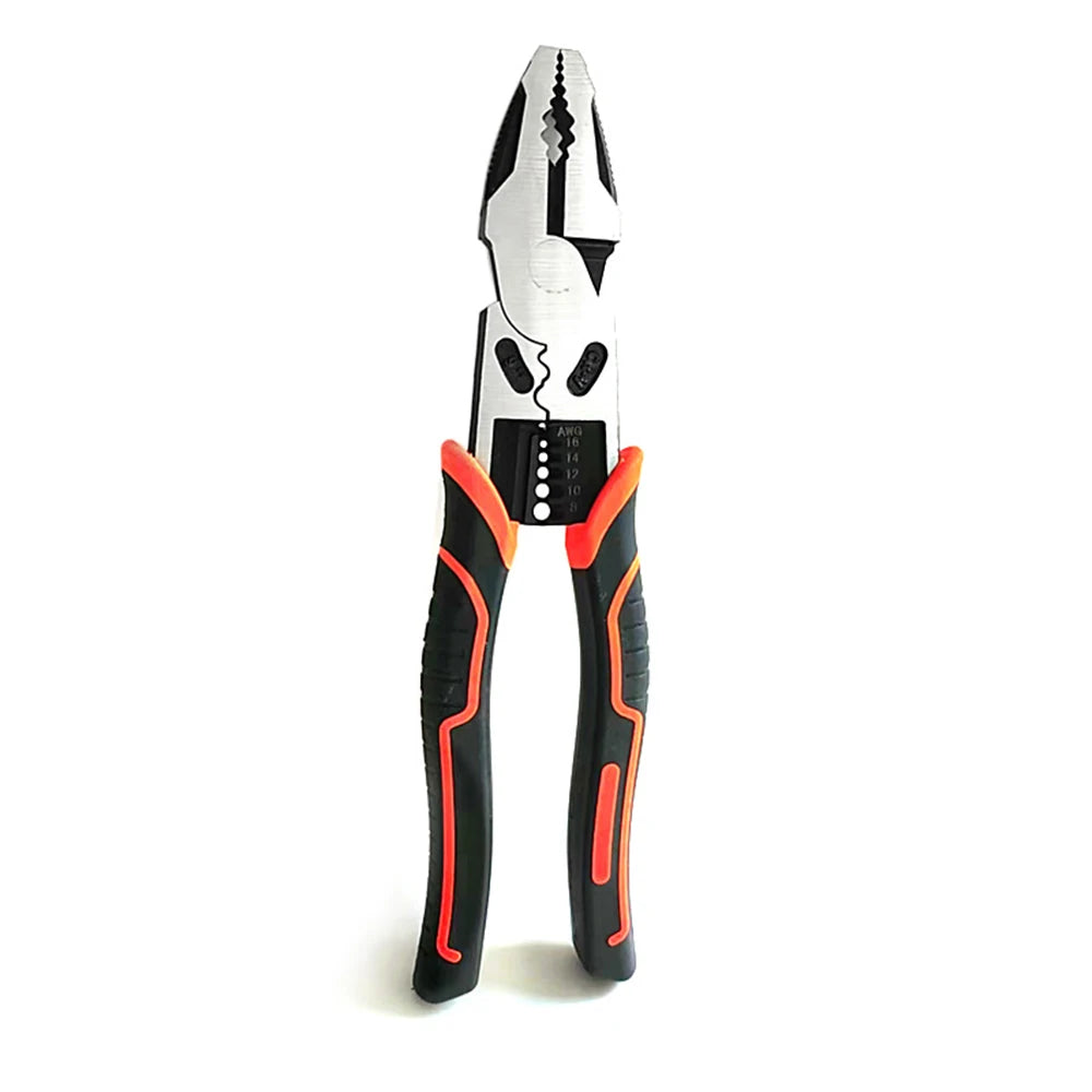 8''/9”Universal Multifunctional Diagonal Pliers Needle Nose Pliers Hardware Tools Universal Wire Cutters Electrician Wire Pliers