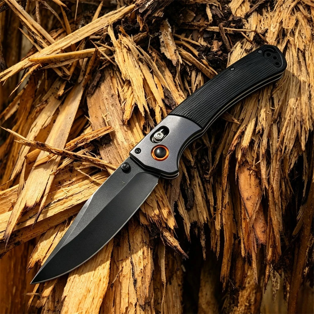 BM 15080 Folding Axis Lock Knife Portable Folding Knife, Essential Small Knife Camping, Multi-functional Portable Folding Knife