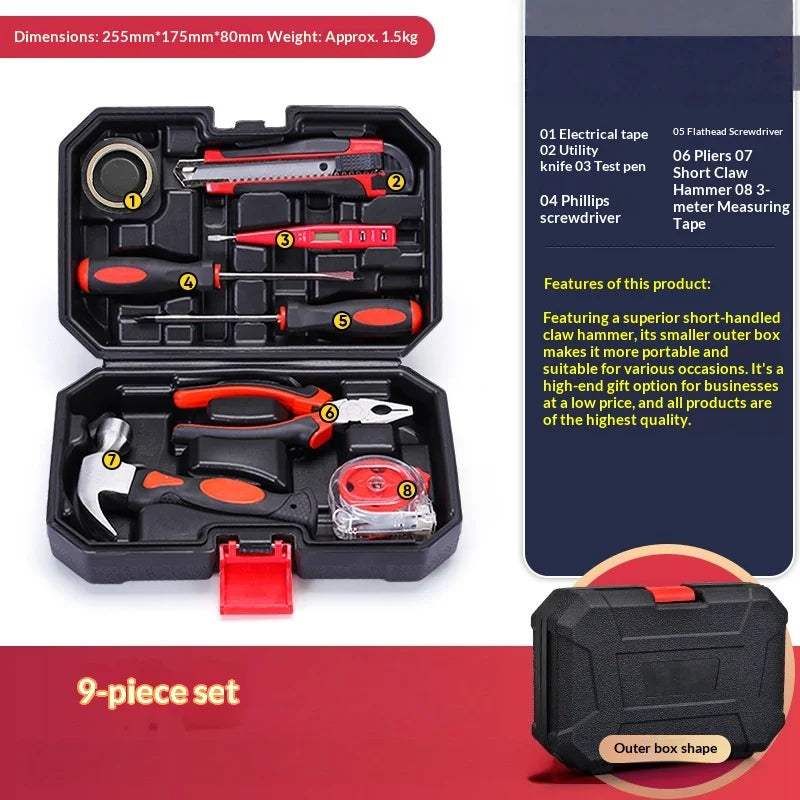 Household Hardware Tool Set Combination Manual Repair Electrician Tools Sheik Mainland Socket Set 육각렌치세트 신기한 공구 Herramientas 공구