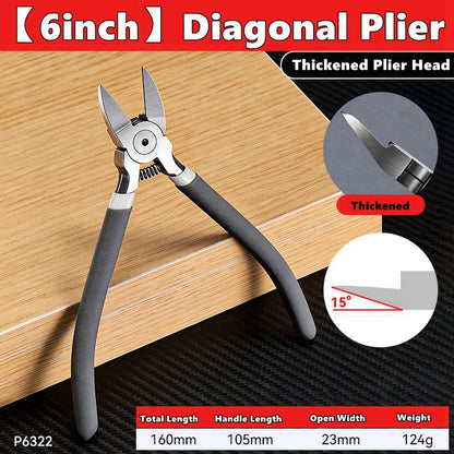 5/6/8 inch Multifunctional Diagonal Pliers Needle Nose Pliers Hardware Tools Universal Wire Cutters Side Cutter Cutting Pliers