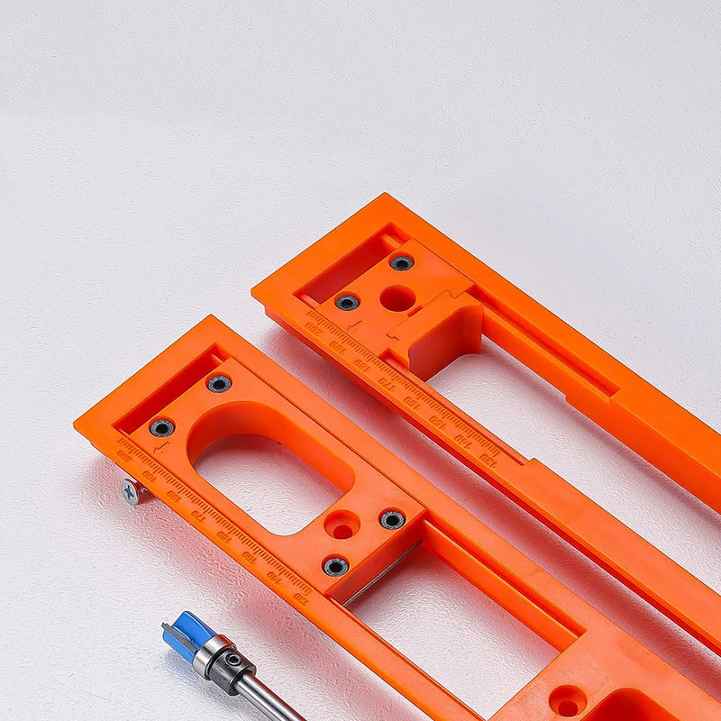 1Pc Hinge Mortise Template Invisible Hinge Router Guide Template for Hidden Door Hinge Installation Kit