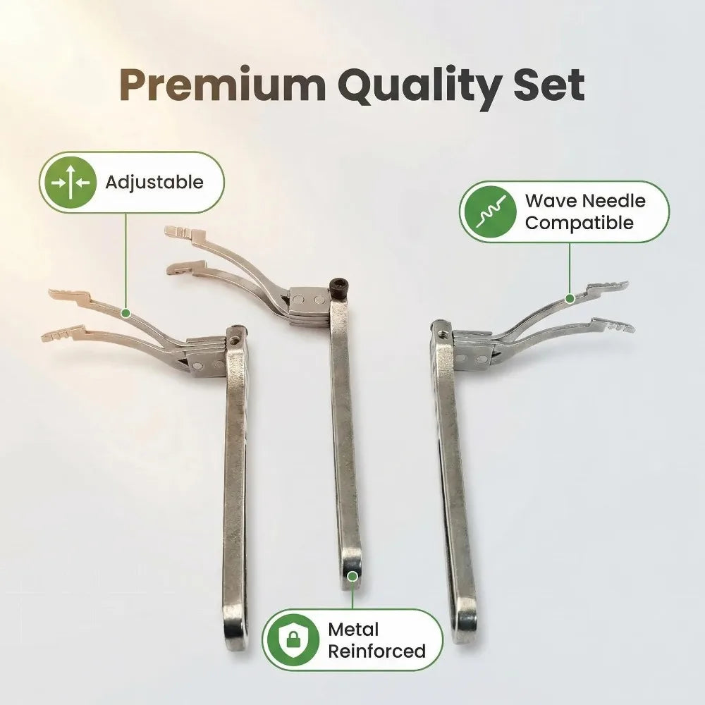 3pcs /set Y Tension Wrenches Tools works with wave needle,can be adjusted angle and direction Hardware Tools