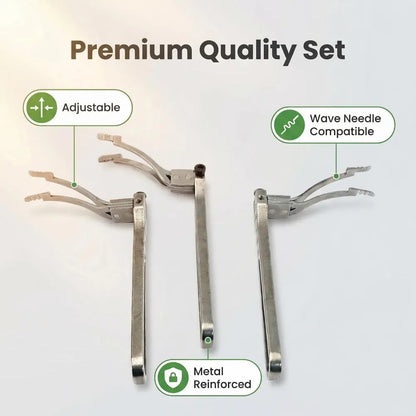 3pcs /set Y Tension Wrenches Tools works with wave needle,can be adjusted angle and direction Hardware Tools