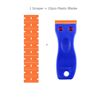 Glue Removal Scraper Multifunctional Plastic Glass Cleaning Scraper Used For Car Film Application Tool Razor Paint Scraper
