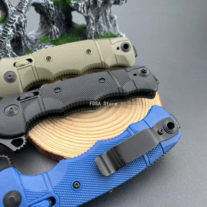 SEAL XR 8Cr13Mov Blade Outdoor Folding Knife Portable Camping Knives High Hardness Hiking Fishing Compact Knife Daily Utility Gear Wilderness Activities Essential Camping Climbing Portable Multitools Nylon Fiber Handle