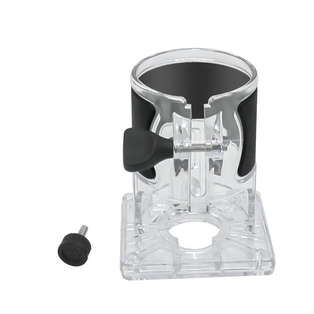 3-in-1 Aluminum Router Guide Jig, Adjustable Circle Cutting Tool for Woodworking, Multifunction Template for Cabinet Hardware
