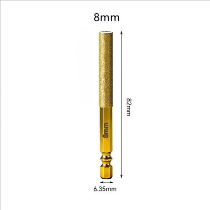 Hex Shank Diamond Core Bit Set - Dry Drilling for Ceramic Tile Granite Marble, Vacuum Brazed Hole Saw, No Water Needed
