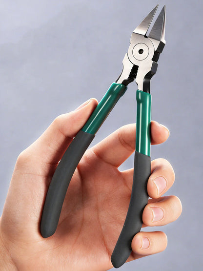 Industrial Ultra Thin Sharp Tip Diagonal Pliers High Hardness Side Cutter Electrician Wire Snips for Electronic Model Repair