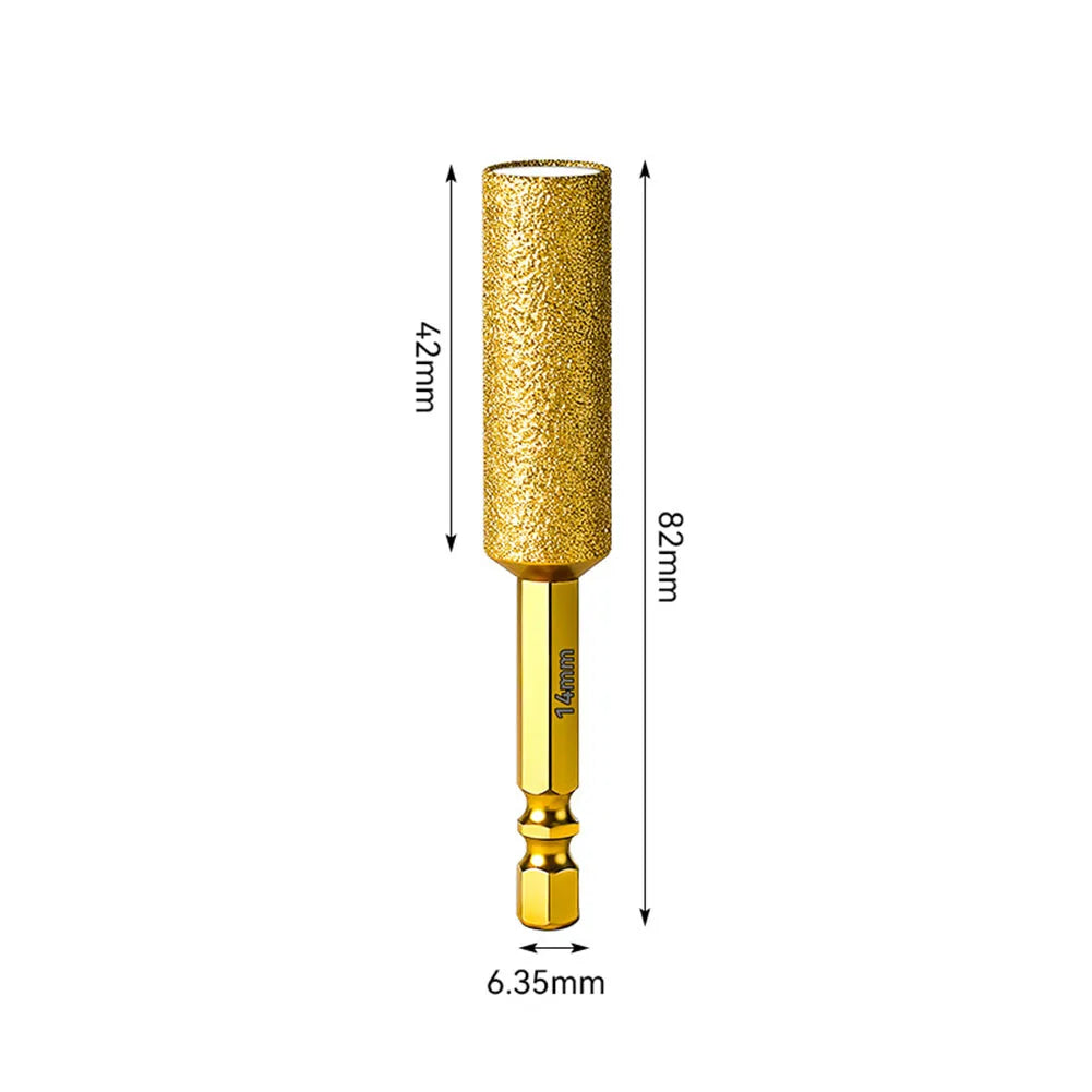 6pcs 6/8/10/12/14/16mm Hexagonal Shank Core Drill Bit For Tile Granite Marble Concrete Dry Drilling Tools