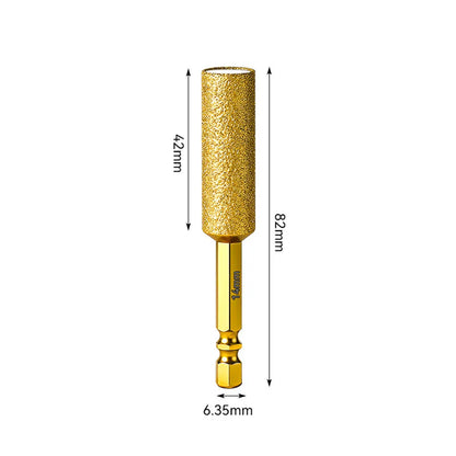 6pcs 6/8/10/12/14/16mm Hexagonal Shank Core Drill Bit For Tile Granite Marble Concrete Dry Drilling Tools