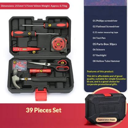 Household Hardware Tool Set Combination Manual Repair Electrician Tools Sheik Mainland Socket Set 육각렌치세트 신기한 공구 Herramientas 공구