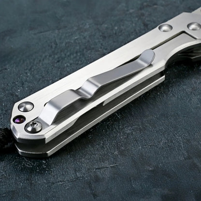 Chris Reeves Folding Knife, Outdoor Multifunctional Knife, Tactical Folding Knife Made of High Hardness Stainless Steel Knives
