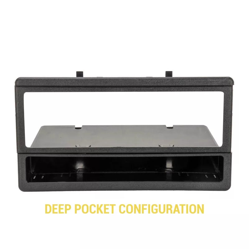 Scosche FD1327B Single DIN Dash Kit Compatible with Select 1995-11 black [10]